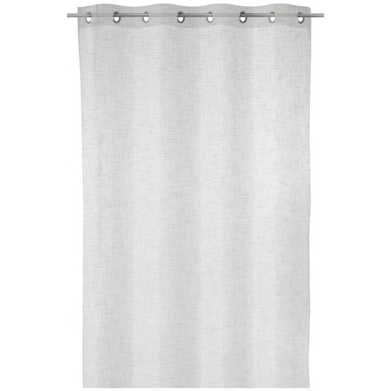 

Lolahome - Cortina visillo con textura blanca de poliéster de 140x260cm