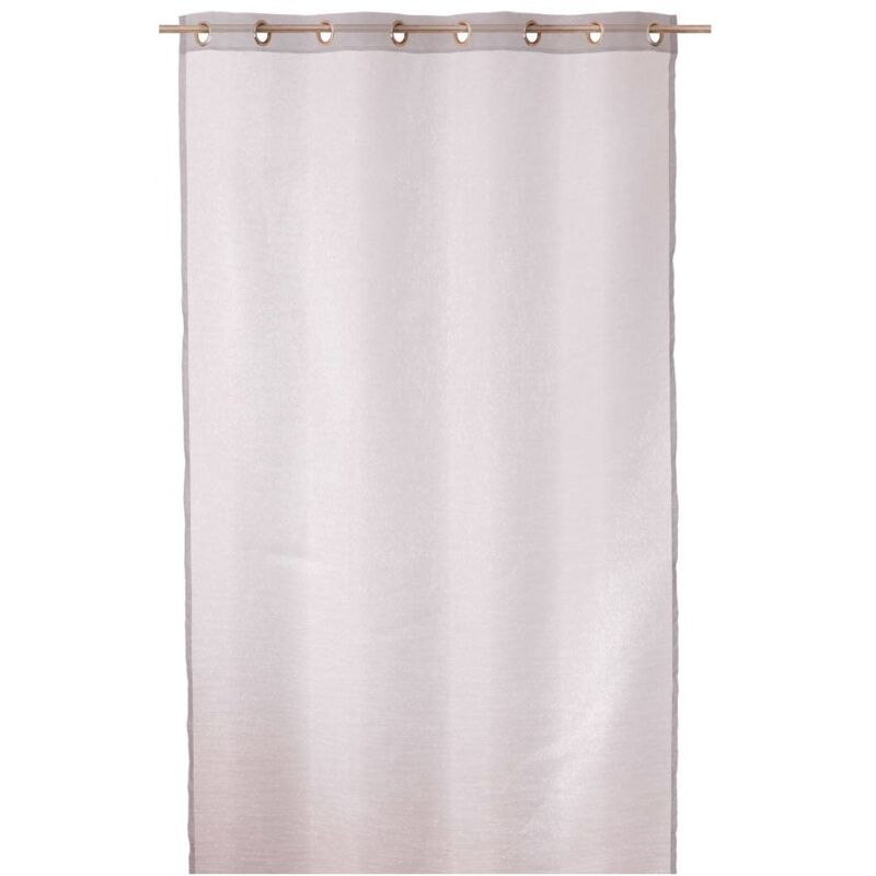 

Lolahome - Cortina visillo rosa clásica de poliéster de 260x140 cm