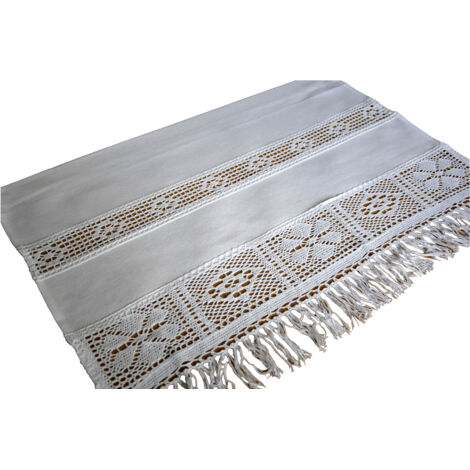 Cortinas de ganchillo White Curtain Envy 50/100