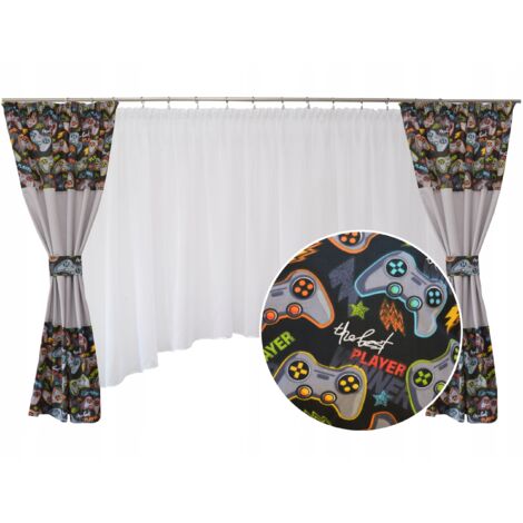 Cortinas GRACZ PADY para niños y adolescentes en la sala de juegos.
