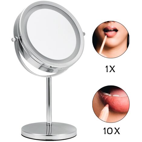 Cosmetic mirror LED 10x make-up mirror bath mirror shaving mirror light