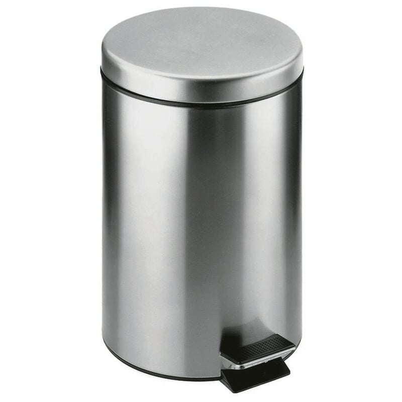 Architect poubelle de salle de bain acier inoxydable brillant autoportant (3L) - Cosmic