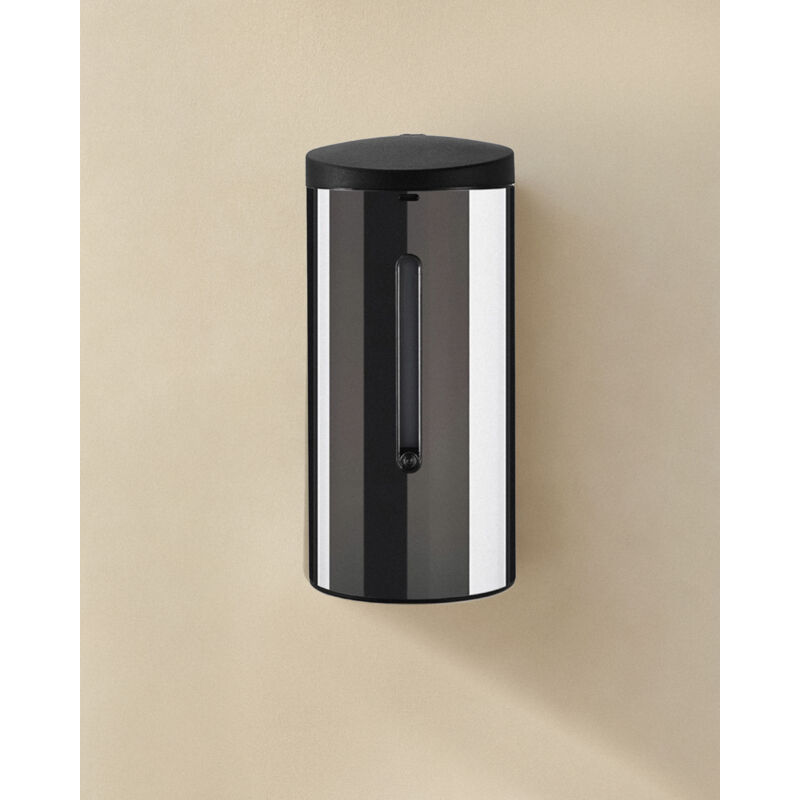 Architect porte-savon liquide distributeur de savon noir type d'installation murale type de fixation seulement vissé - Cosmic