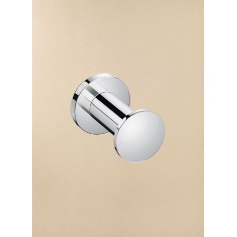 COSMIC Architect patère de salle de bain crochet de salle de bain chrome murale seulement vissé DUAL SMARTFIX (10 CM)