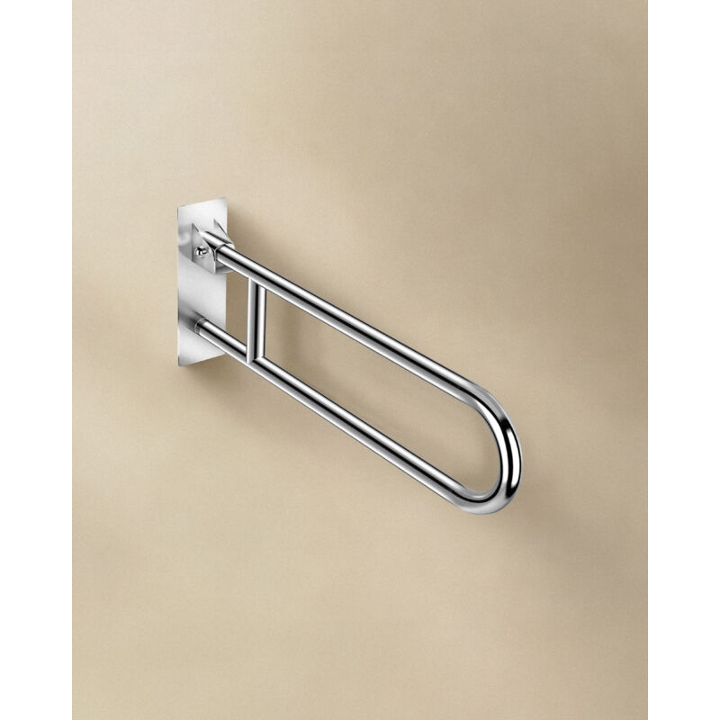 Architect poignée baignoire barre de maintien barre d'appui sécurité chrome murale seulement vissé (80CM) - Cosmic