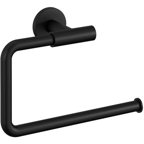 COSMIC Architect Sp Anneau porte-serviette de salle de bain barre de serviette noir doux (noir mat) murale seulement vissé