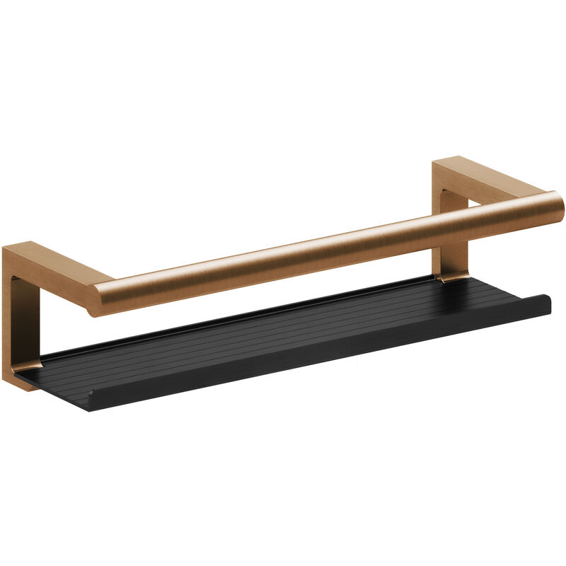 Architect s+ panier porte-savon de douche étagere de douche cuivre brossé pvd murale (13 cm) - Cosmic