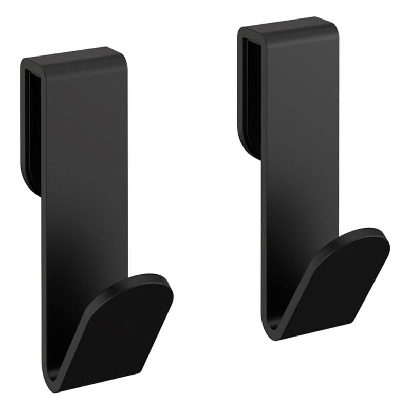 COSMIC Architect Sp patère de salle de bain crochet de salle de bain noir doux (noir mat) murale seulement vissé (10 CM)