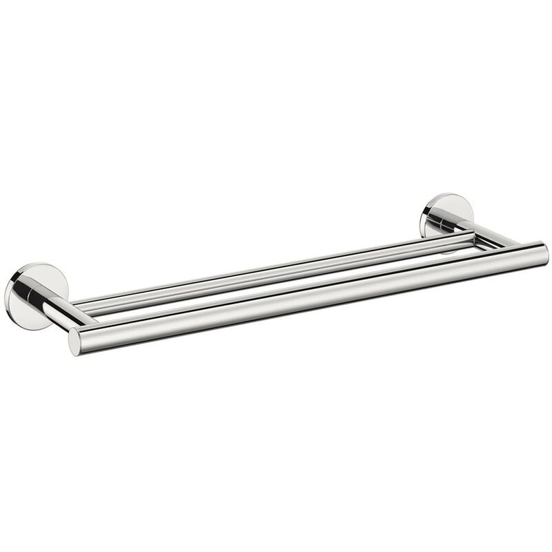 Cosmic - Architect Sp porte-serviette de salle de bain barre de serviette chrome murale seulement vissé (40CM)