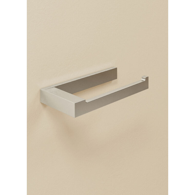 Bathlifea porte-papier toilette porte roleau dérouleur de papier toilette chrome murale seulement vissé - Cosmic