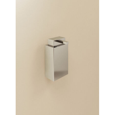 COSMIC Bathlifea porte-savon liquide distributeur de savon chrome murale seulement vissé (275ML)