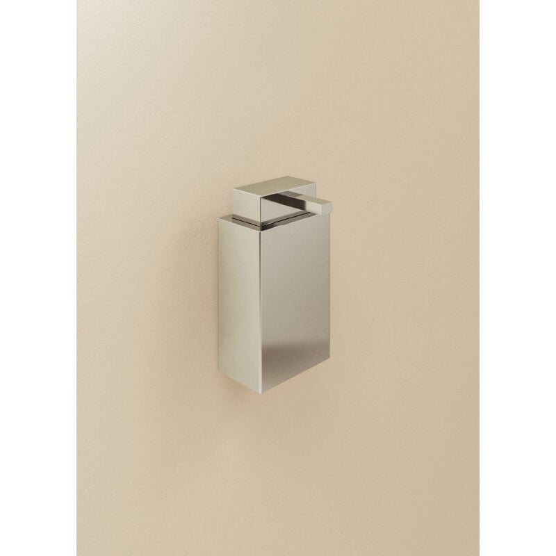 Bathlifea porte-savon liquide distributeur de savon chrome type d'installation murale type de fixation seulement vissé - Cosmic