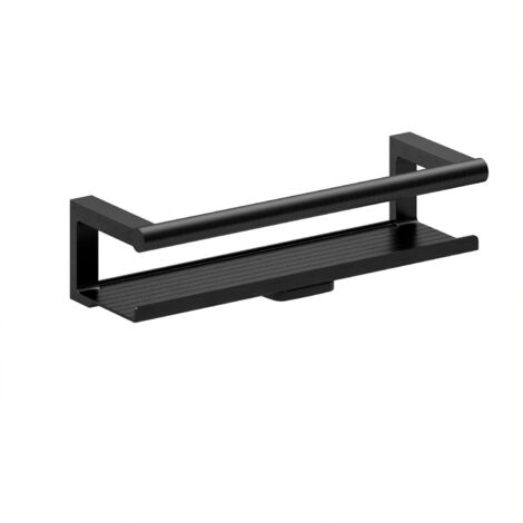 COSMIC Bathroom Shelf, Organizer, Brushed Black PVD , Architect S+ Collection