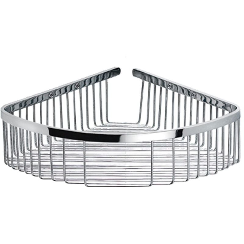 Wall-Mounted Corner Rack Soap Dish to screw Chrome Essentials - Cosmic