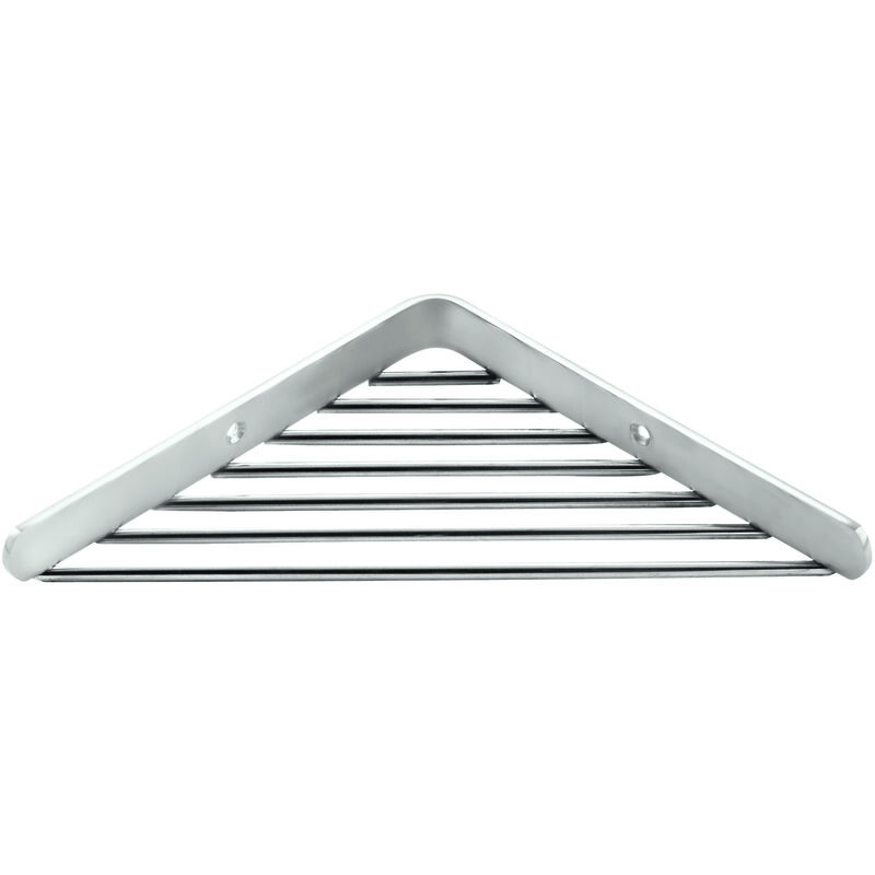 Wall-Mounted Corner Rack Soap Dish to screw Matte Stainless Steel Logic - Cosmic