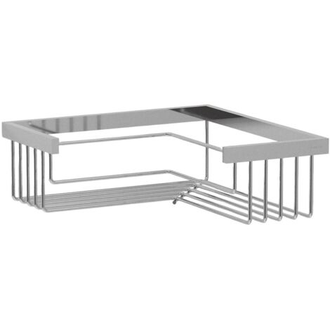 COSMIC Corner Shower Caddy, 25cm, Chrome, Wall Mounted, Architect Collection