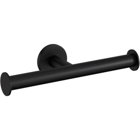 COSMIC Double Paper Holder Without Cover Matt Black Architect Sp