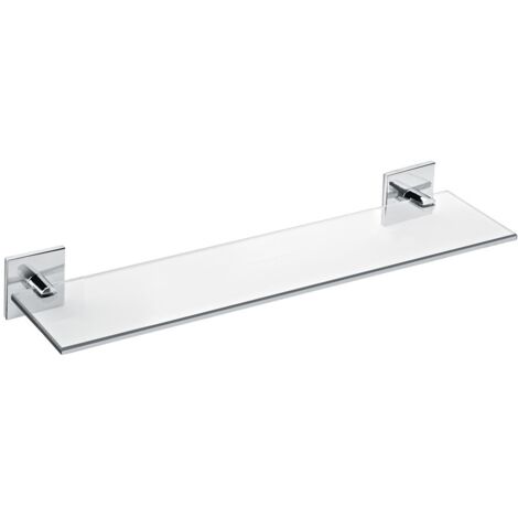 COSMIC Duo Square étagère tablette porte savon de douche chrome