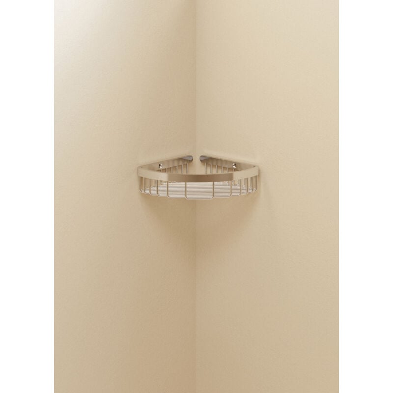 Cosmic Essentials panier porte-savon de douche étagere de douche chromé murale (9 CM)