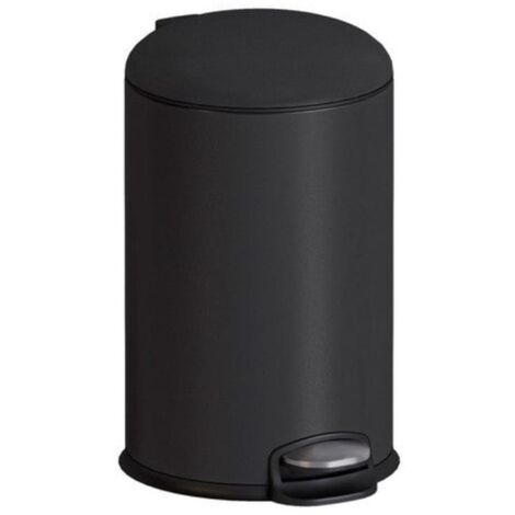COSMIC Essentials poubelle de salle de bain noir mat autoportant (5L)