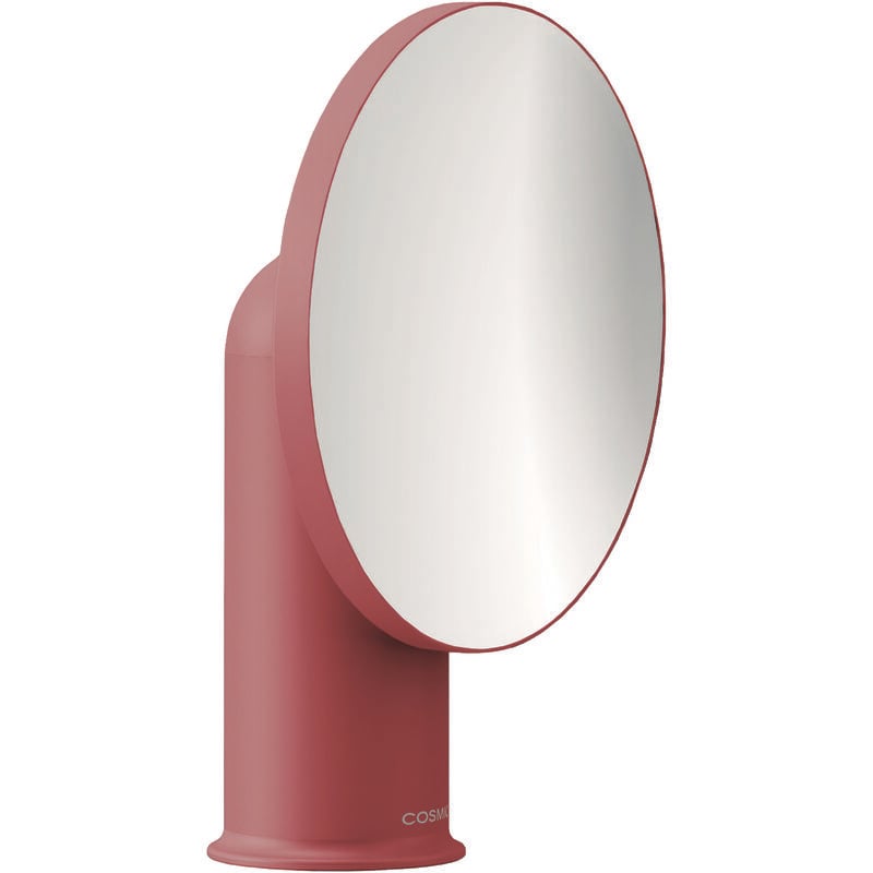 Geyser miroir grossissant miroir maquillage terracotta à poser sur plan (X5) - Cosmic