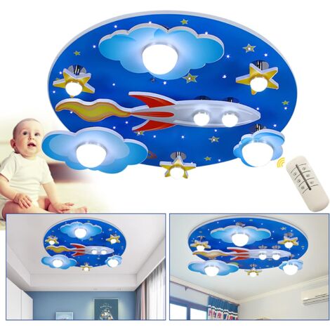 Cosmic LED plafonnier Rocket Star suspension Chambre d'enfants dimmable