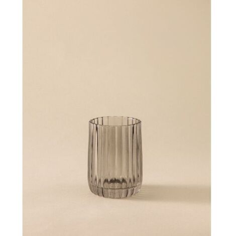 Cosmic Lido porte-brosse à dents sur pied WJC213A0051345 75 x 75 x 100 mm, verre, gris fumé