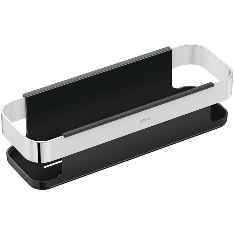 Lineb+ panier étagere de douche mural chrome type d'installation murale type de fixation avec vis ou adhésif - Cosmic