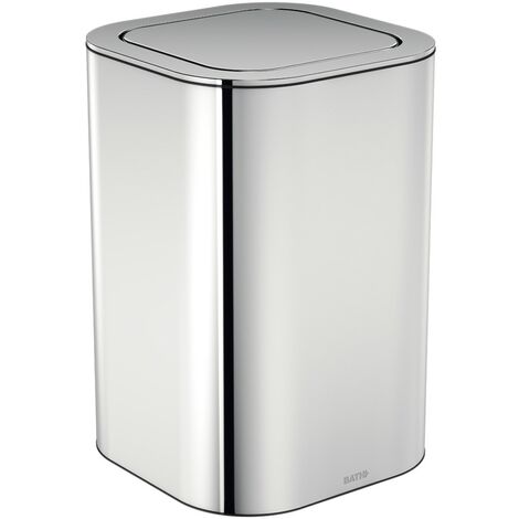 COSMIC Lineb+ poubelle de salle de bain acier inoxydable brillant