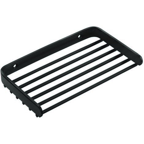Cosmic Logic panier porte-savon de douche étagere de douche noir mat murale (16 CM)