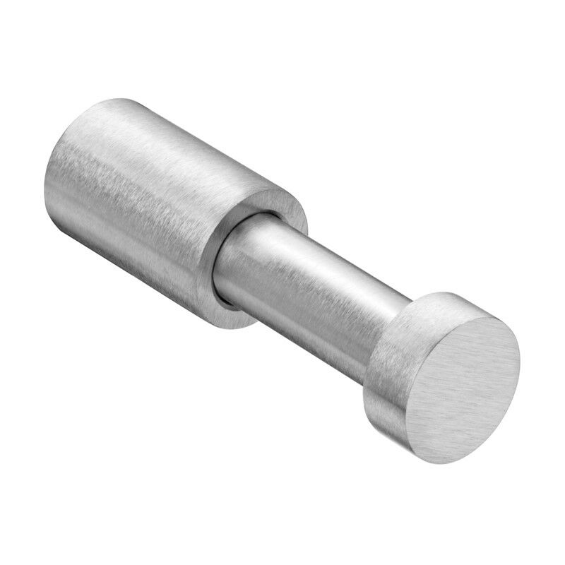 Logic patère de salle de bain crochet de salle de bain acier inoxydable mat murale seulement vissé (7 cm) - Cosmic