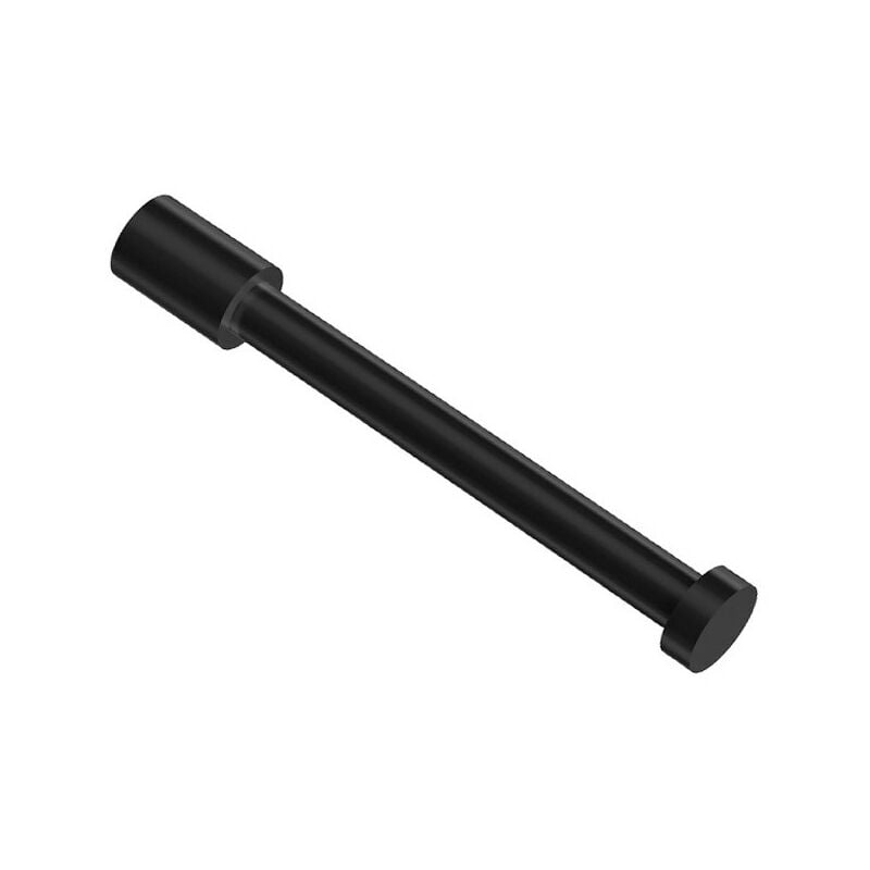 COSMIC Logic porte-papier toilette porte roleau dérouleur de papier toilette noir mat murale seulement vissé (2 CM)