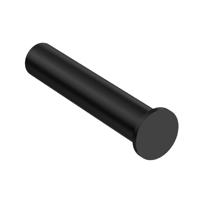 Logic porte-papier toilette porte roleau dérouleur de papier toilette noir mat murale seulement vissé - Cosmic