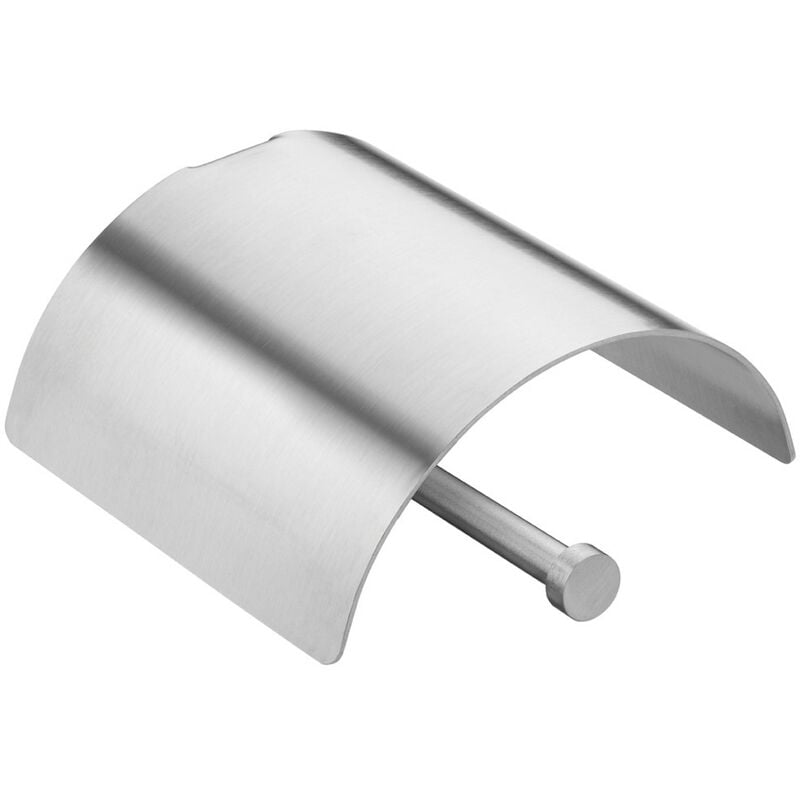COSMIC Logic porte-papier toilette porte roleau dérouleur de papier toilette Avec couvercle acier inoxydable mat murale seulement vissé