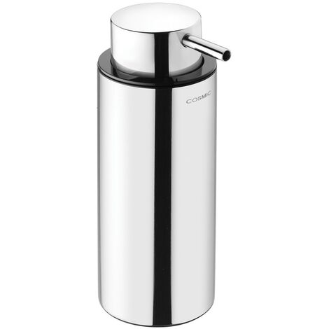 COSMIC Logic porte-savon liquide distributeur de savon acier inoxydable brillant à poser sur plan (200ML)