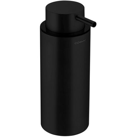 COSMIC Logic porte-savon liquide distributeur de savon noir mat à poser sur plan (200ML)