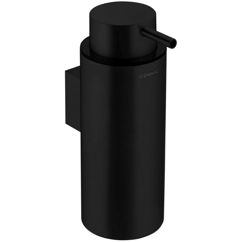 Logic porte-savon liquide distributeur de savon noir mat murale seulement vissé (200ML) - Cosmic