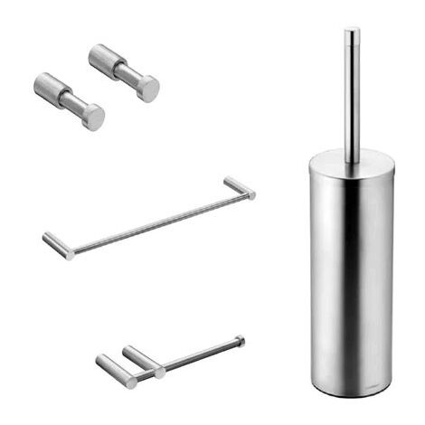 Cosmic Logic set accessori bagno 5 pz inox satinato (su ordinazione: tempi di fornitura di circa 2 settimane) WJC226P00856000