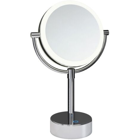 COSMIC Magnifying Mirror X1/X5 Swivel LED light Chrome Architect Collection