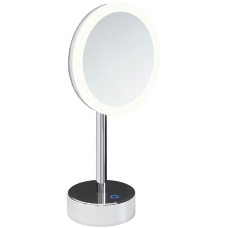 COSMIC Magnifying Mirror X5 LED light Chrome USB Port Architect Collection