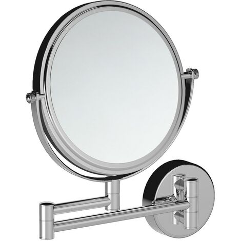 Cosmic – Miroir grossissant mural rond x5 – Résistant à la corrosion – Fixation par vis – Dimensions 444mm x 90mm x 290mm – Poids 1,283kg