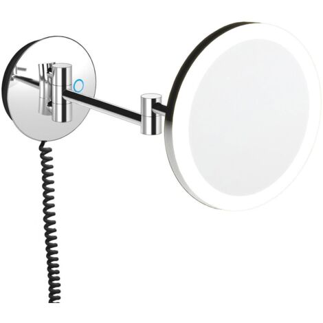 COSMIC Mirror, Wall Mounted, X5, Adjustable LED , Chrome, Architect Collection