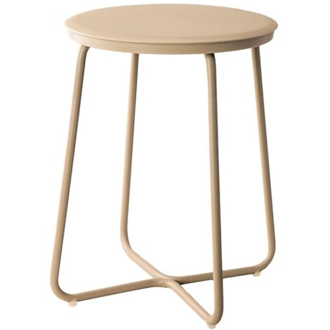 COSMIC Multi Functional Stool, , Small Side Table, Beige, Geyser Collection