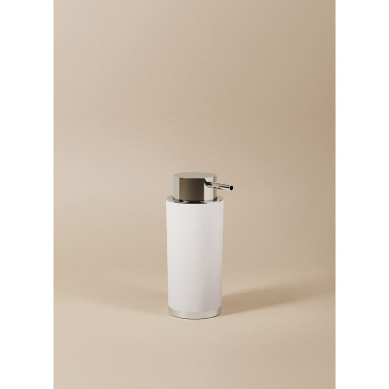 COSMIC Next porte-savon liquide distributeur de savon chrome à poser sur plan (200ML)