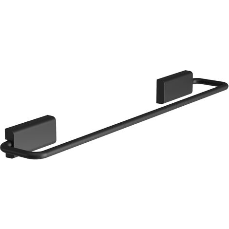 COSMIC Next porte-serviette de salle de bain barre de serviette noir mat (20CM)