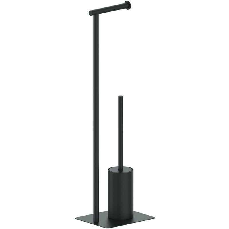 Brosse wc Porte-Balayette noir mat Essentials - Cosmic