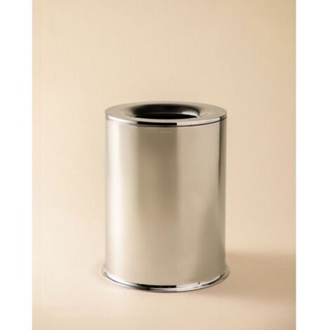 Cosmic – Poubelle de salle de bain 5L – Dimensions 190 x 205 x 260 mm – Aluminium et acier inoxydable – Design minimaliste pour espaces restreints - WJC235A0002001