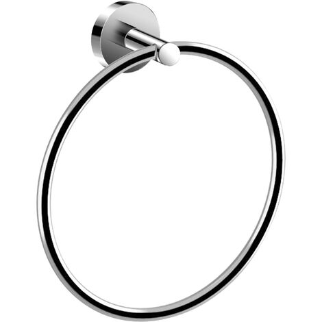 COSMIC Start Anneau porte-serviette de salle de bain barre de serviette chrome murale seulement vissé
