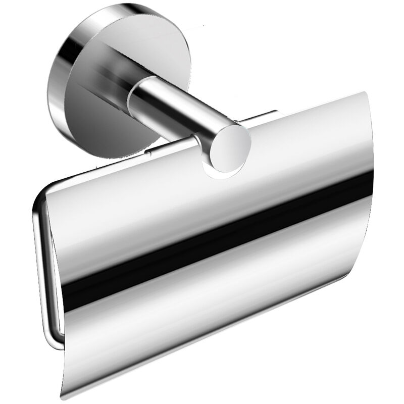 Start porte-papier toilette porte roleau dérouleur de papier toilette chrome murale seulement vissé - Cosmic