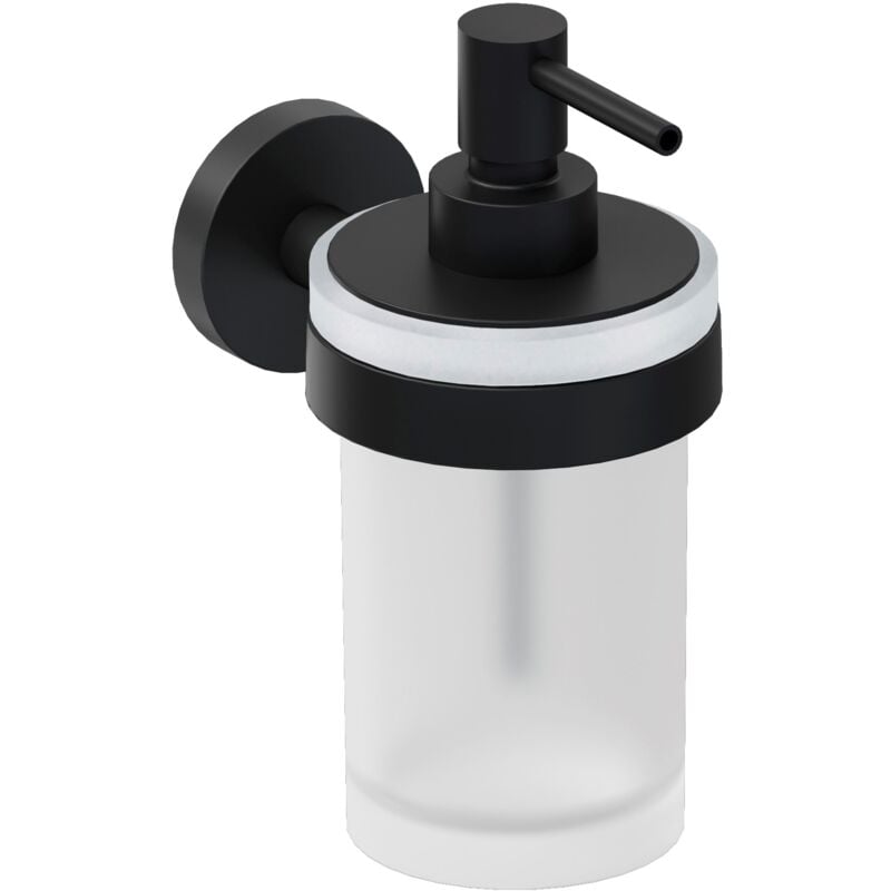 Start porte-savon liquide distributeur de savon noir mat murale (200ML) - Cosmic